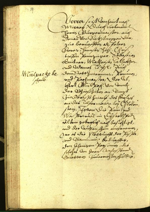 Archivio Storico della Città di Bolzano - BOhisto protocollo consiliare 1600 