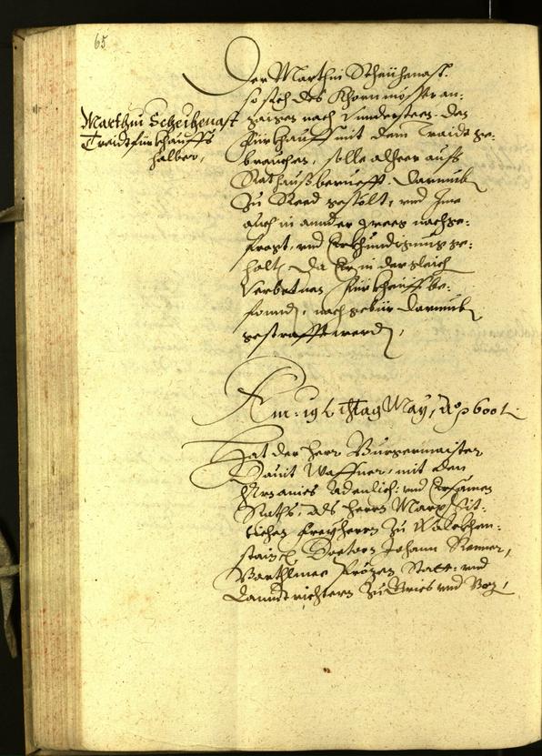 Civic Archives of Bozen-Bolzano - BOhisto Minutes of the council 1600 