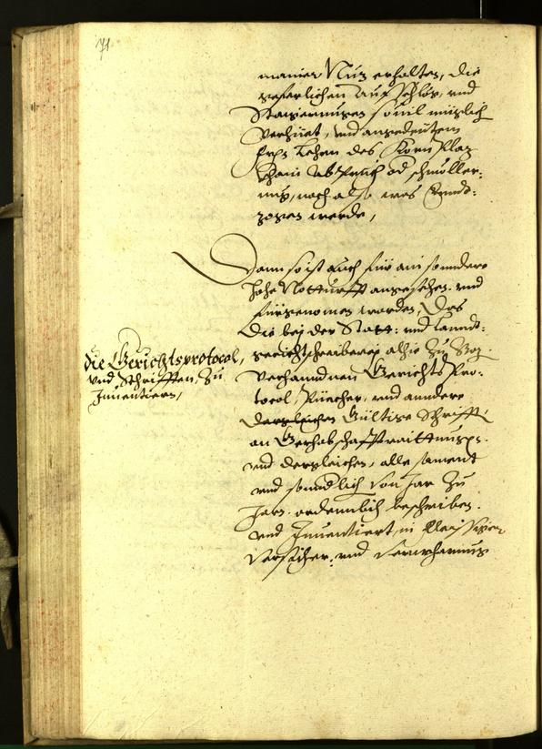 Archivio Storico della Città di Bolzano - BOhisto protocollo consiliare 1600 