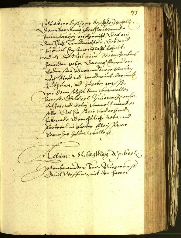 Civic Archives of Bozen-Bolzano - BOhisto Minutes of the council 1600 