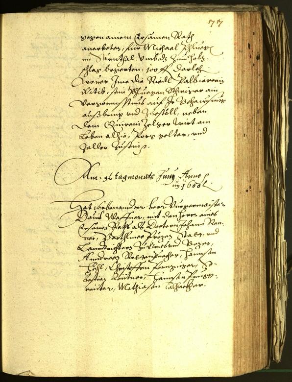 Civic Archives of Bozen-Bolzano - BOhisto Minutes of the council 1600 