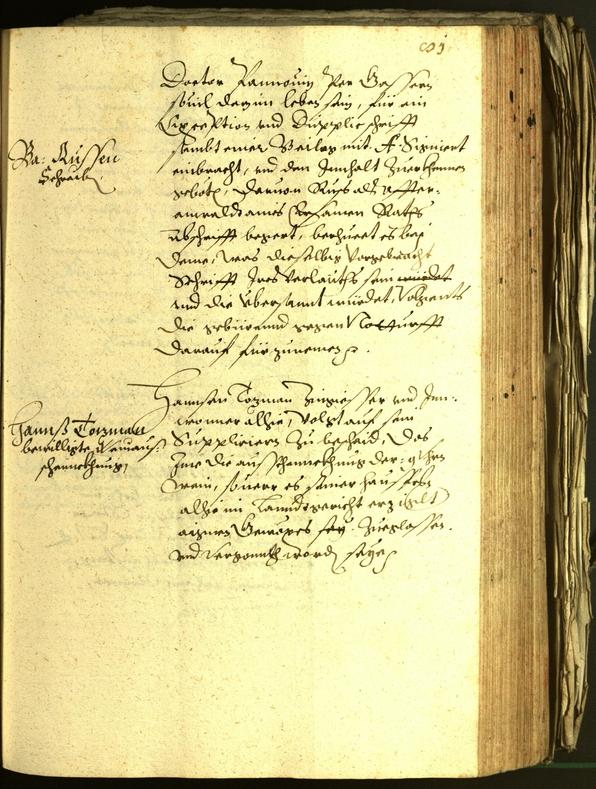 Civic Archives of Bozen-Bolzano - BOhisto Minutes of the council 1600 