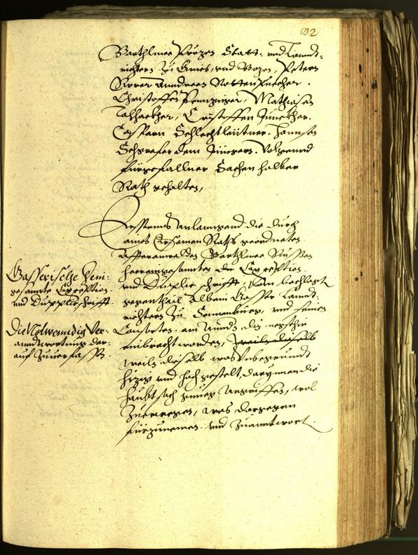 Civic Archives of Bozen-Bolzano - BOhisto Minutes of the council 1600 