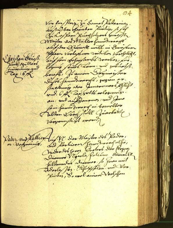 Civic Archives of Bozen-Bolzano - BOhisto Minutes of the council 1600 