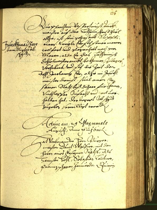 Civic Archives of Bozen-Bolzano - BOhisto Minutes of the council 1600 