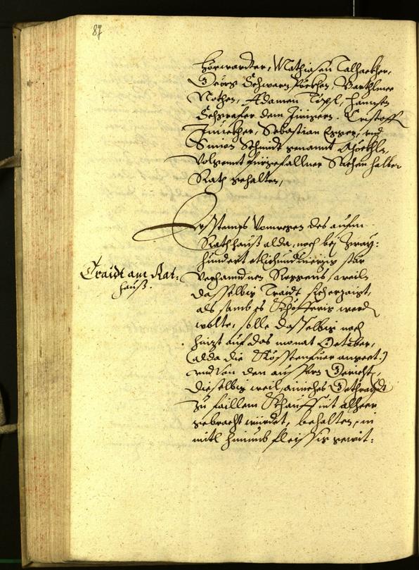 Civic Archives of Bozen-Bolzano - BOhisto Minutes of the council 1600 