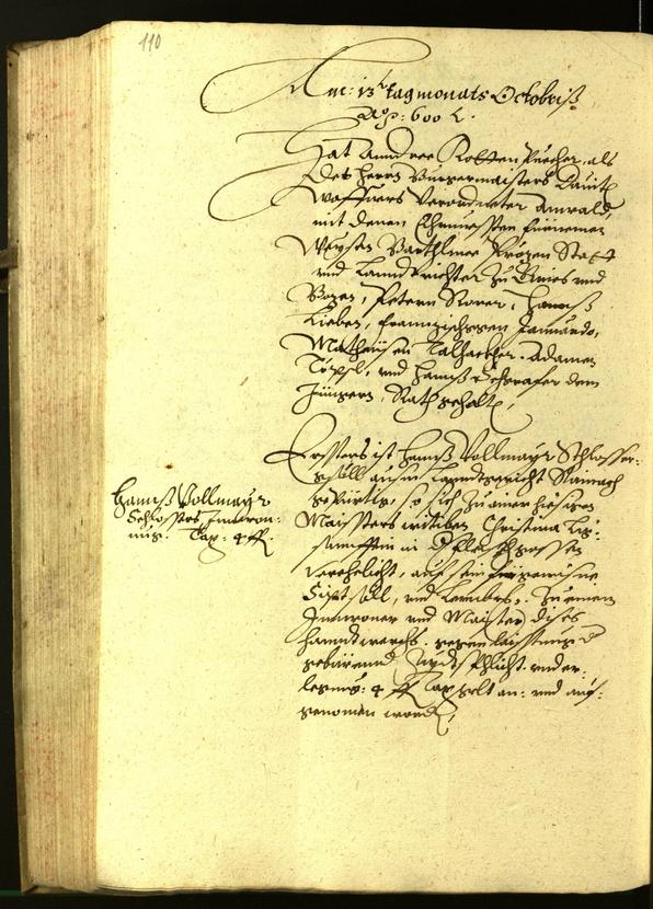 Civic Archives of Bozen-Bolzano - BOhisto Minutes of the council 1600 