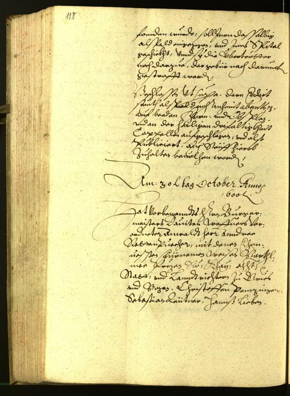 Civic Archives of Bozen-Bolzano - BOhisto Minutes of the council 1600 