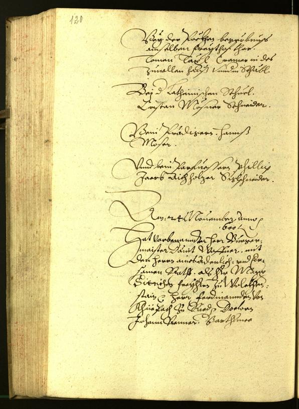 Civic Archives of Bozen-Bolzano - BOhisto Minutes of the council 1600 