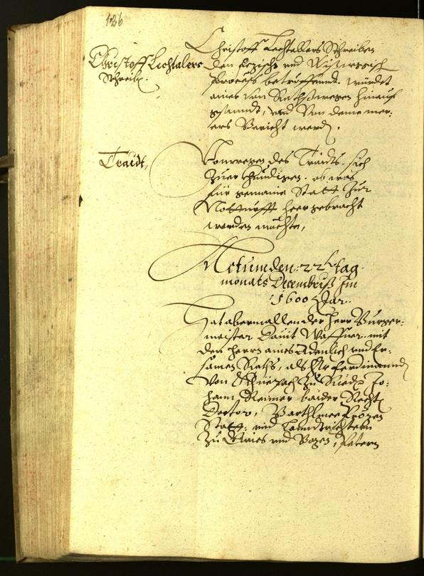 Civic Archives of Bozen-Bolzano - BOhisto Minutes of the council 1600 