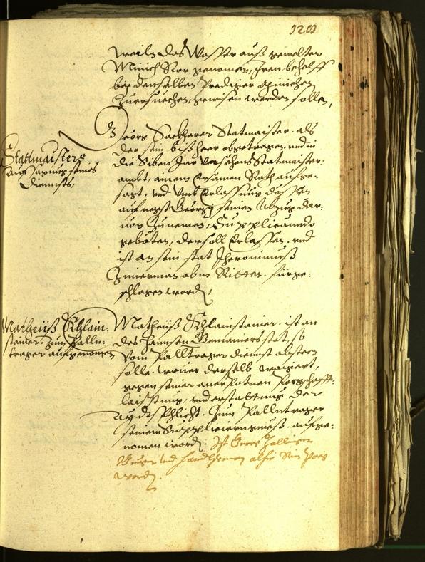 Civic Archives of Bozen-Bolzano - BOhisto Minutes of the council 1600 