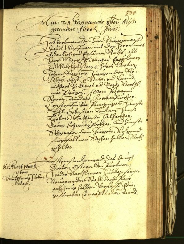 Civic Archives of Bozen-Bolzano - BOhisto Minutes of the council 1600 