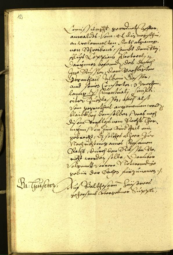 Civic Archives of Bozen-Bolzano - BOhisto Minutes of the council 1600 