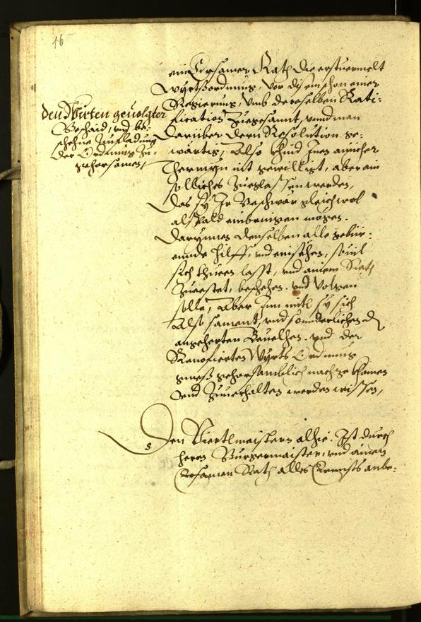 Civic Archives of Bozen-Bolzano - BOhisto Minutes of the council 1600 