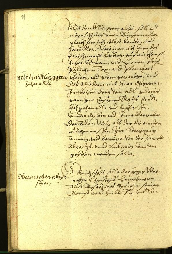 Civic Archives of Bozen-Bolzano - BOhisto Minutes of the council 1600 