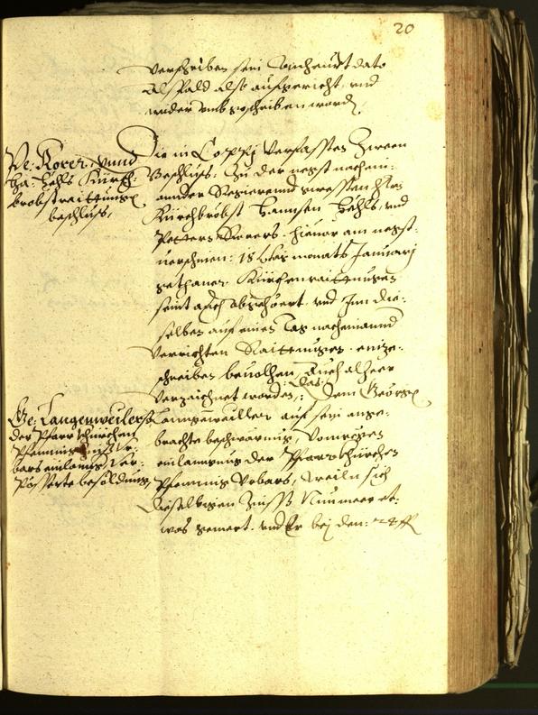 Civic Archives of Bozen-Bolzano - BOhisto Minutes of the council 1600 