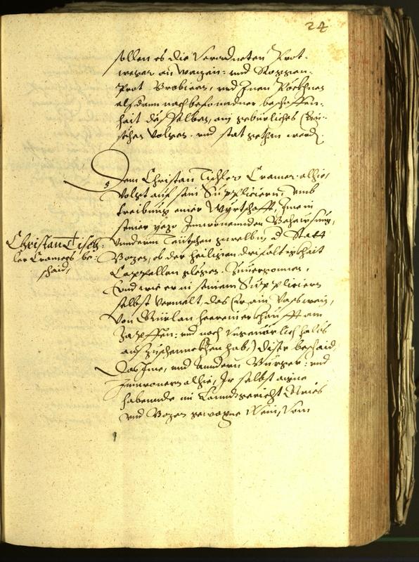 Archivio Storico della Città di Bolzano - BOhisto protocollo consiliare 1600 