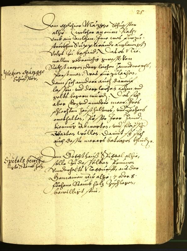 Civic Archives of Bozen-Bolzano - BOhisto Minutes of the council 1600 