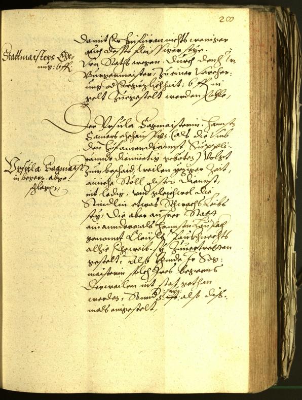 Stadtarchiv Bozen - BOhisto Ratsprotokoll 1600 