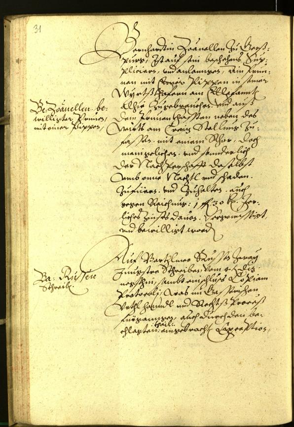 Civic Archives of Bozen-Bolzano - BOhisto Minutes of the council 1600 