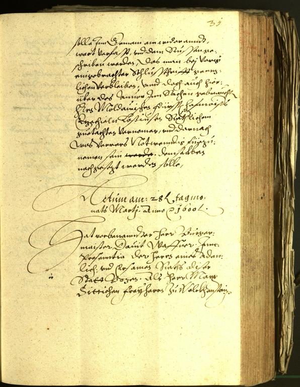 Civic Archives of Bozen-Bolzano - BOhisto Minutes of the council 1600 