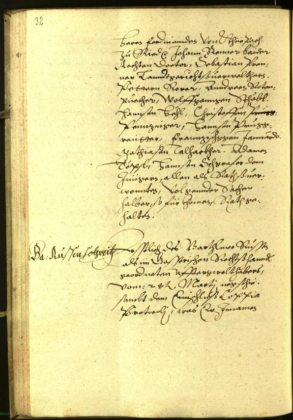 Civic Archives of Bozen-Bolzano - BOhisto Minutes of the council 1600 