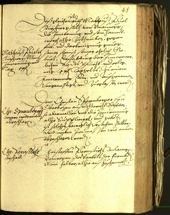 Civic Archives of Bozen-Bolzano - BOhisto Minutes of the council 1600 