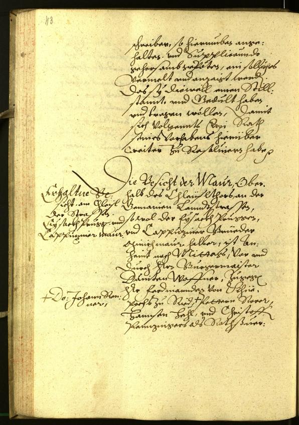 Civic Archives of Bozen-Bolzano - BOhisto Minutes of the council 1600 