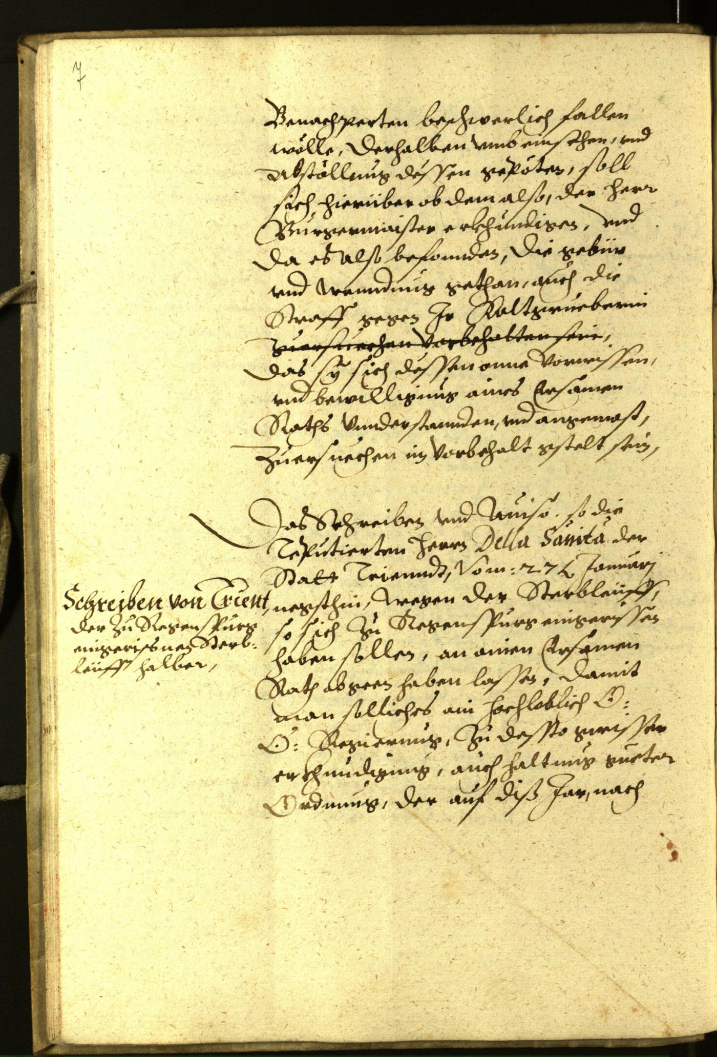 Civic Archives of Bozen-Bolzano - BOhisto Minutes of the council 1600 