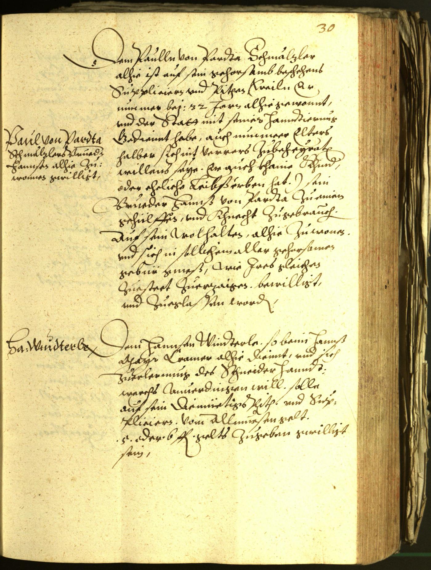 Civic Archives of Bozen-Bolzano - BOhisto Minutes of the council 1600 