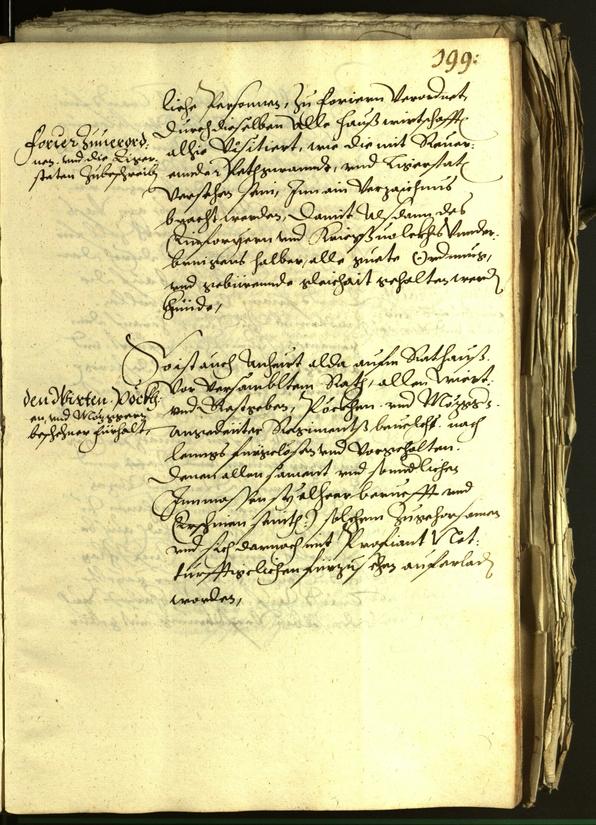 Stadtarchiv Bozen - BOhisto Ratsprotokoll 1601 