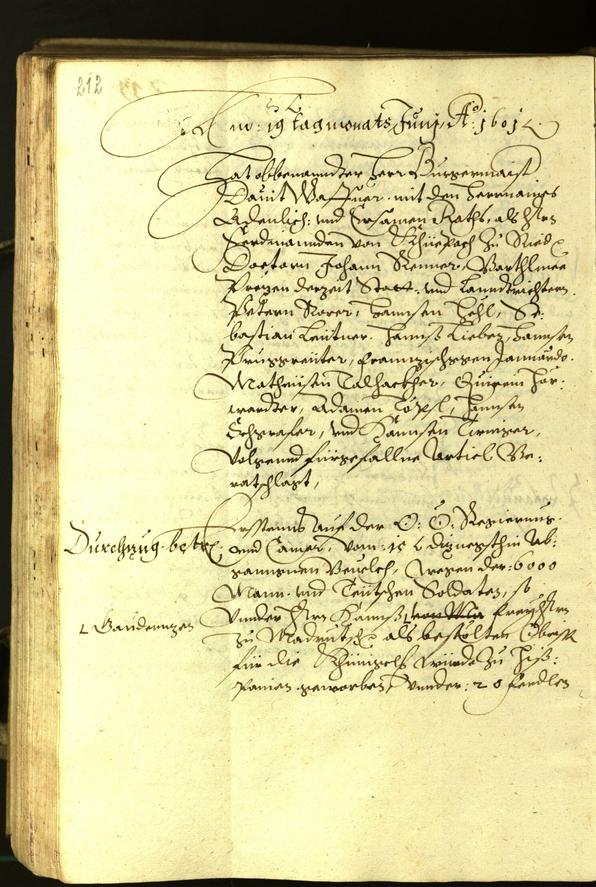 Civic Archives of Bozen-Bolzano - BOhisto Minutes of the council 1601 