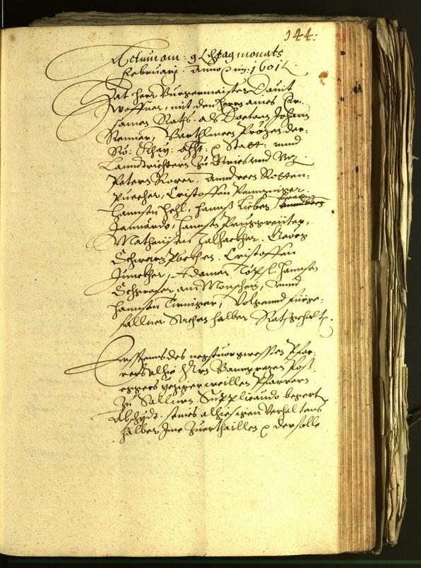 Stadtarchiv Bozen - BOhisto Ratsprotokoll 1601 