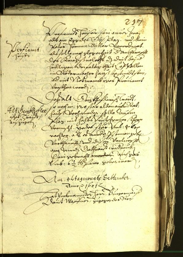 Archivio Storico della Città di Bolzano - BOhisto protocollo consiliare 1601 