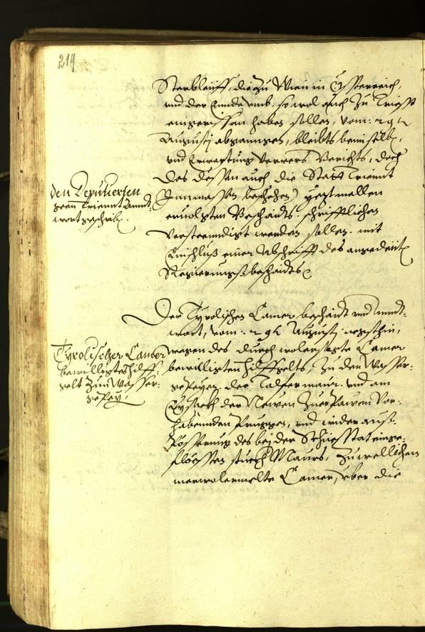 Civic Archives of Bozen-Bolzano - BOhisto Minutes of the council 1601 