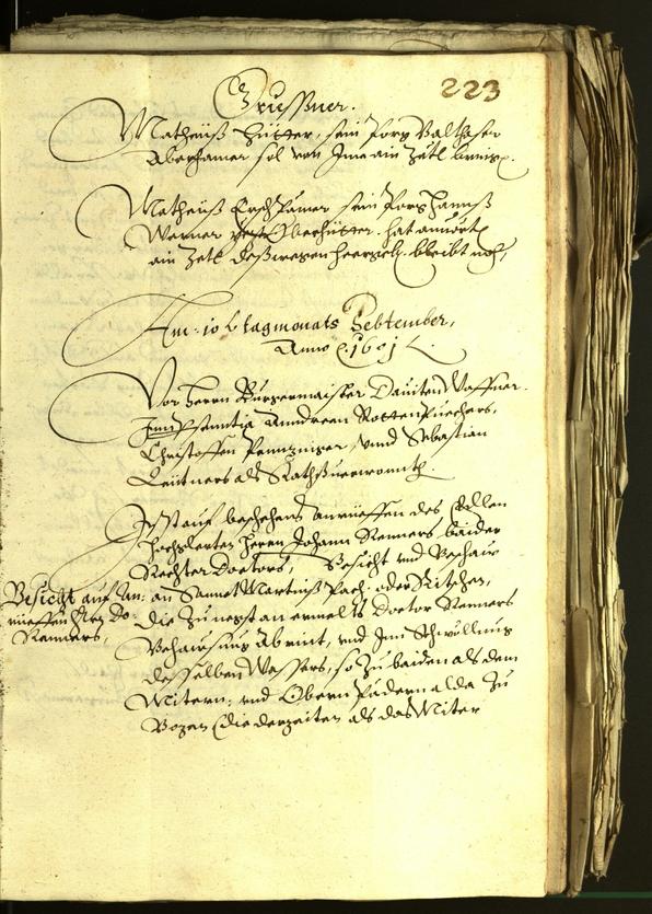 Civic Archives of Bozen-Bolzano - BOhisto Minutes of the council 1601 