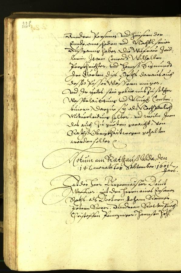 Archivio Storico della Città di Bolzano - BOhisto protocollo consiliare 1601 