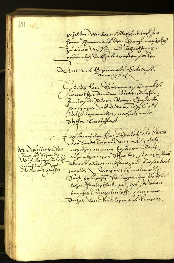 Civic Archives of Bozen-Bolzano - BOhisto Minutes of the council 1601 