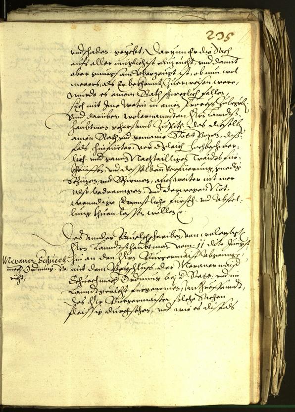 Stadtarchiv Bozen - BOhisto Ratsprotokoll 1601 