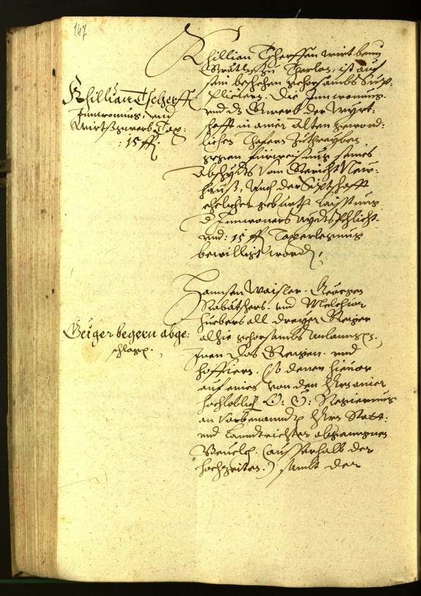 Stadtarchiv Bozen - BOhisto Ratsprotokoll 1601 