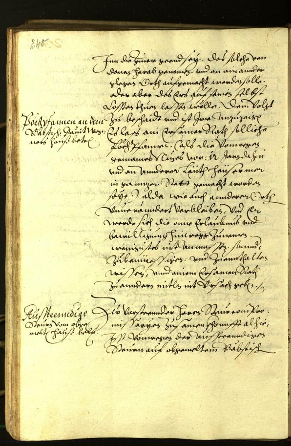 Stadtarchiv Bozen - BOhisto Ratsprotokoll 1601 