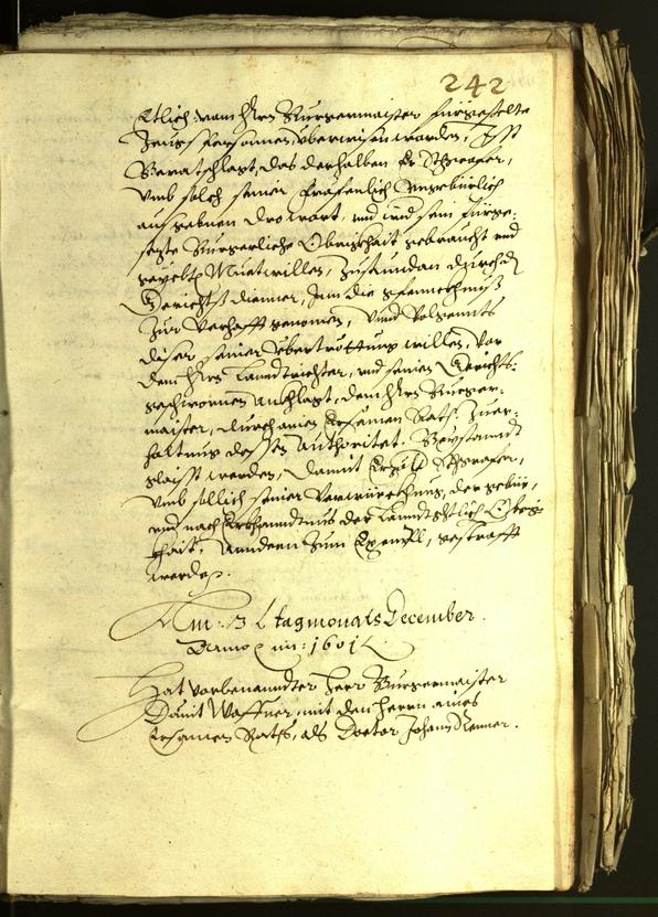 Civic Archives of Bozen-Bolzano - BOhisto Minutes of the council 1601 