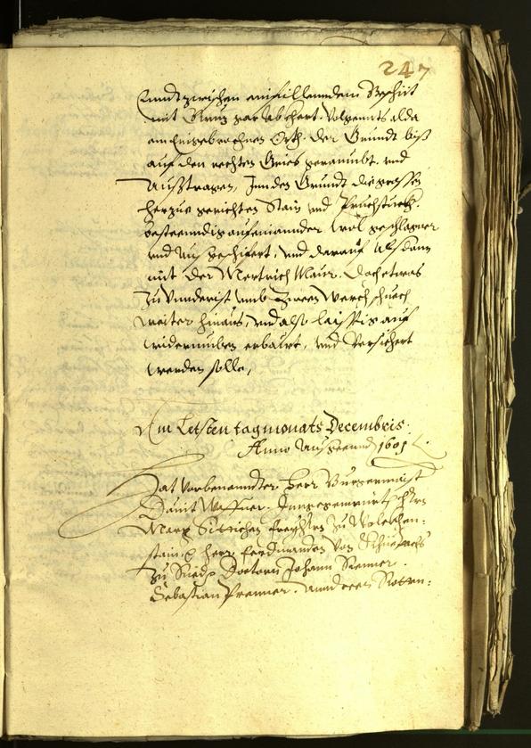 Stadtarchiv Bozen - BOhisto Ratsprotokoll 1601 