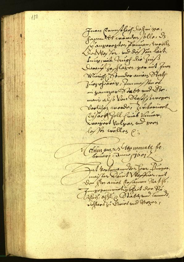 Civic Archives of Bozen-Bolzano - BOhisto Minutes of the council 1601 