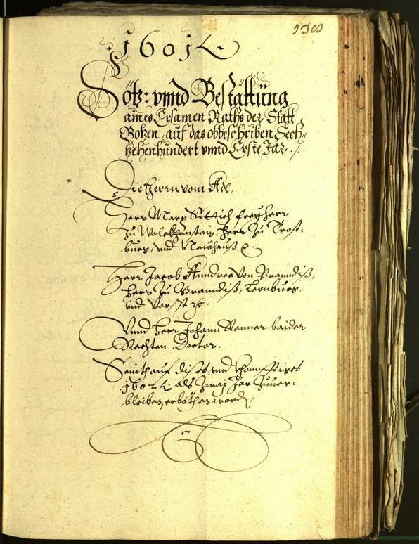 Civic Archives of Bozen-Bolzano - BOhisto Minutes of the council 1601 