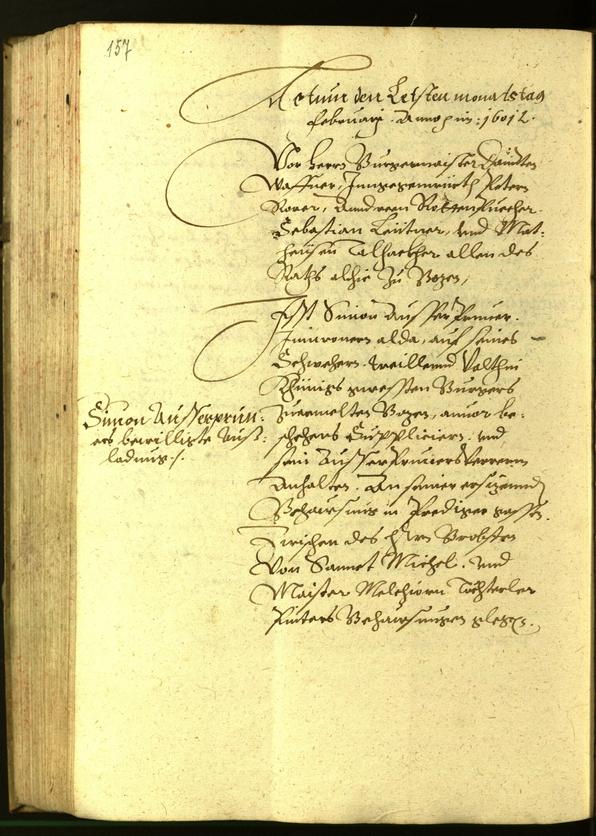 Civic Archives of Bozen-Bolzano - BOhisto Minutes of the council 1601 