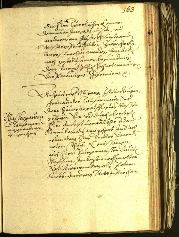 Stadtarchiv Bozen - BOhisto Ratsprotokoll 1601 