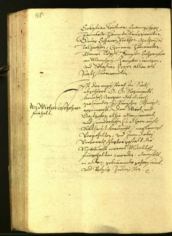 Civic Archives of Bozen-Bolzano - BOhisto Minutes of the council 1601 