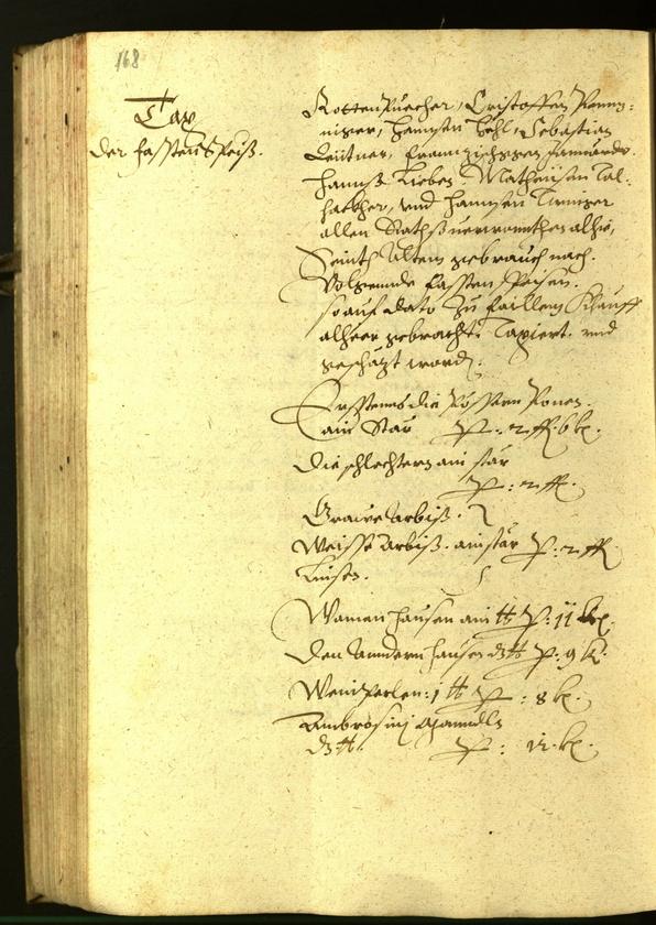 Archivio Storico della Città di Bolzano - BOhisto protocollo consiliare 1601 