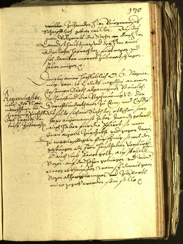 Stadtarchiv Bozen - BOhisto Ratsprotokoll 1601 